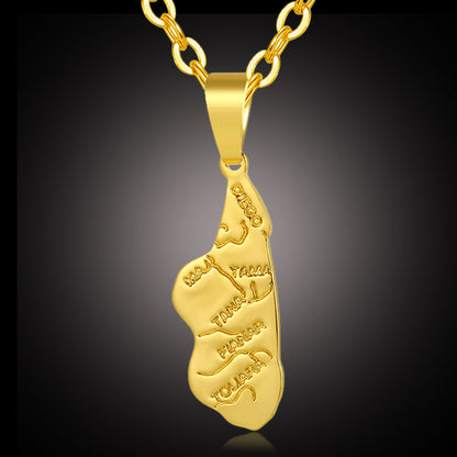 LEBANON COAT OF ARMS NECKLACE