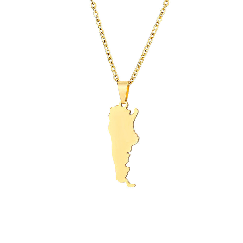 LEBANON COAT OF ARMS NECKLACE