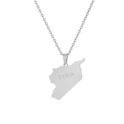 Syria coat of arms necklace