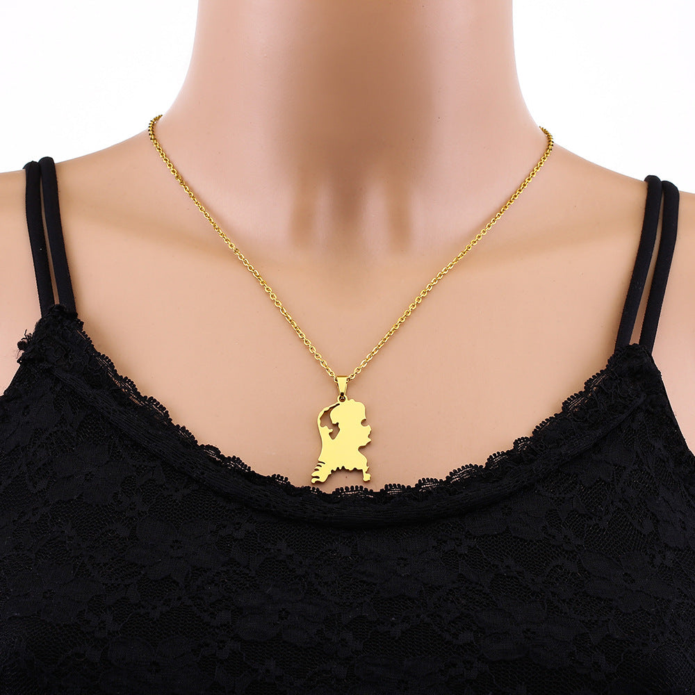 LEBANON COAT OF ARMS NECKLACE