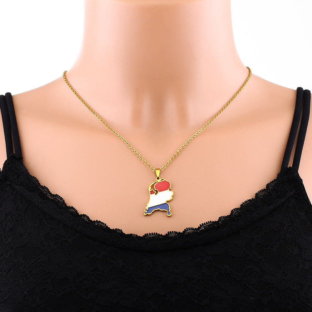 LEBANON COAT OF ARMS NECKLACE