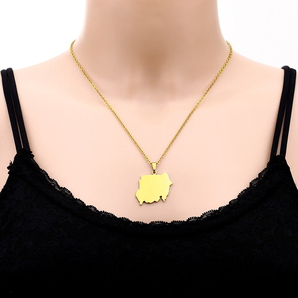 LEBANON COAT OF ARMS NECKLACE