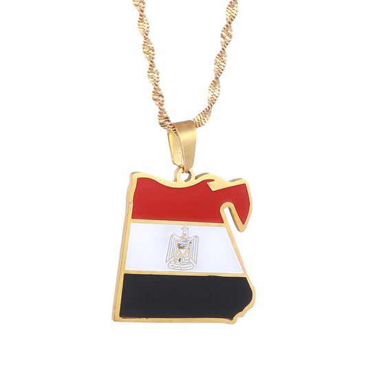 Egypt coat of arms necklace