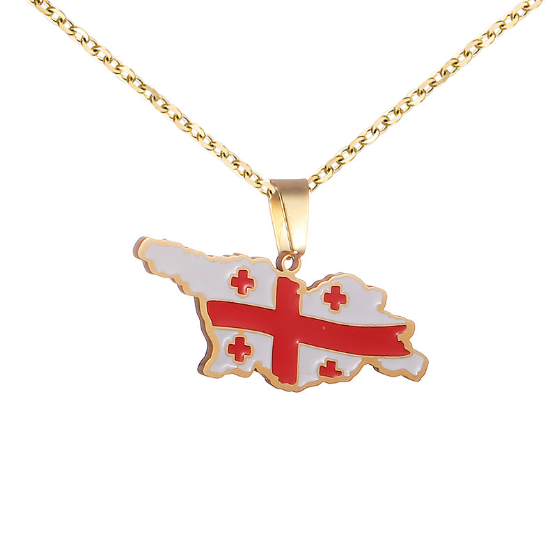 LEBANON COAT OF ARMS NECKLACE