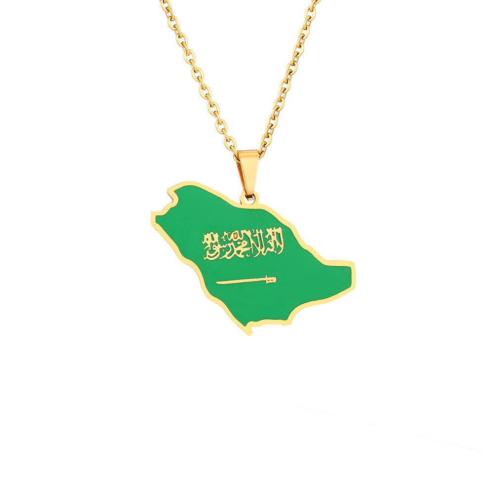 LEBANON COAT OF ARMS NECKLACE