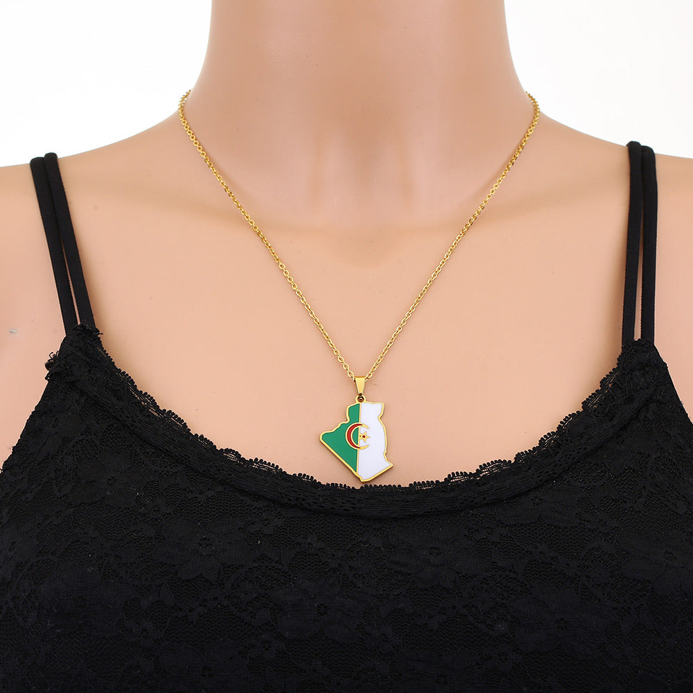 LEBANON COAT OF ARMS NECKLACE