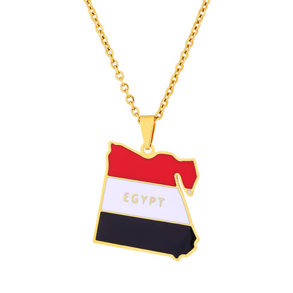 Egypt coat of arms necklace