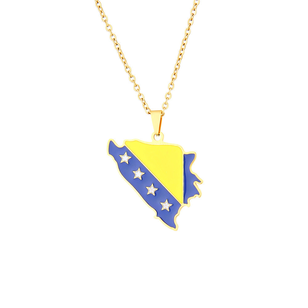 LEBANON COAT OF ARMS NECKLACE