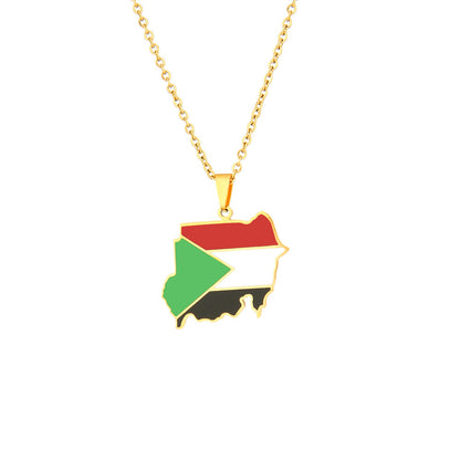 LEBANON COAT OF ARMS NECKLACE