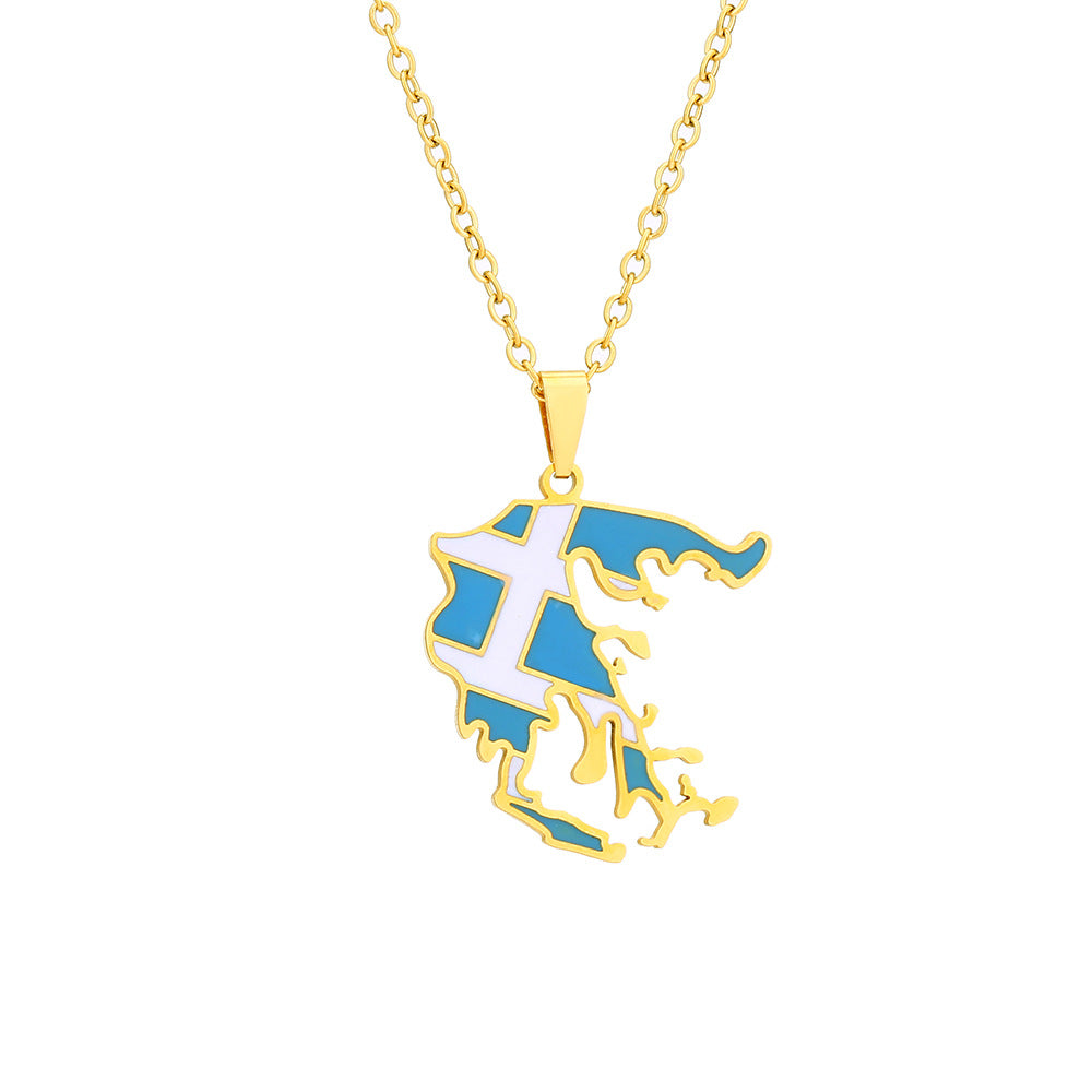 LEBANON COAT OF ARMS NECKLACE