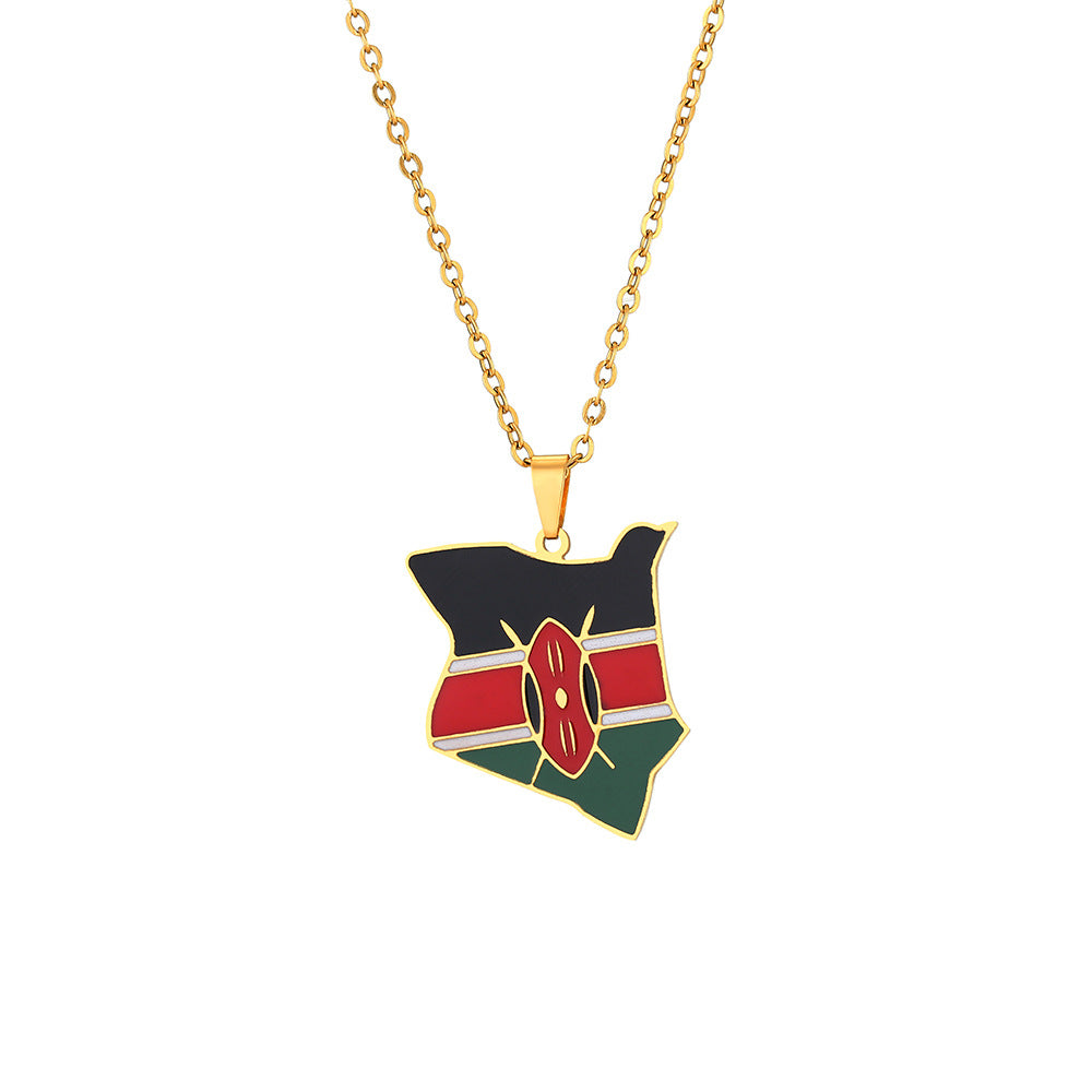 LEBANON COAT OF ARMS NECKLACE