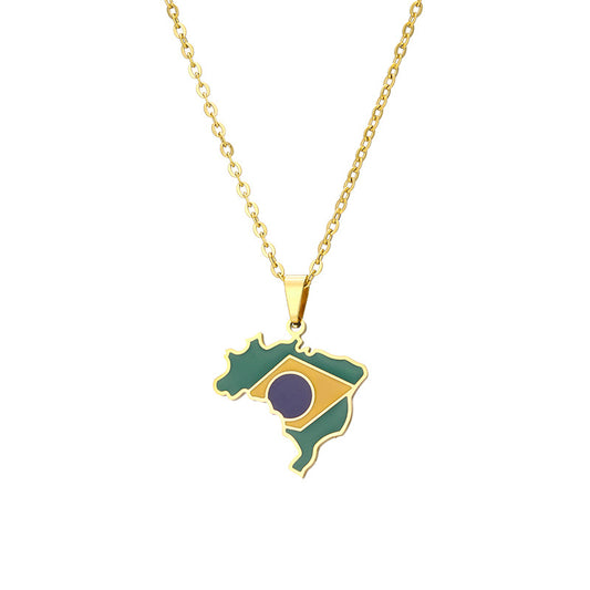 LEBANON COAT OF ARMS NECKLACE