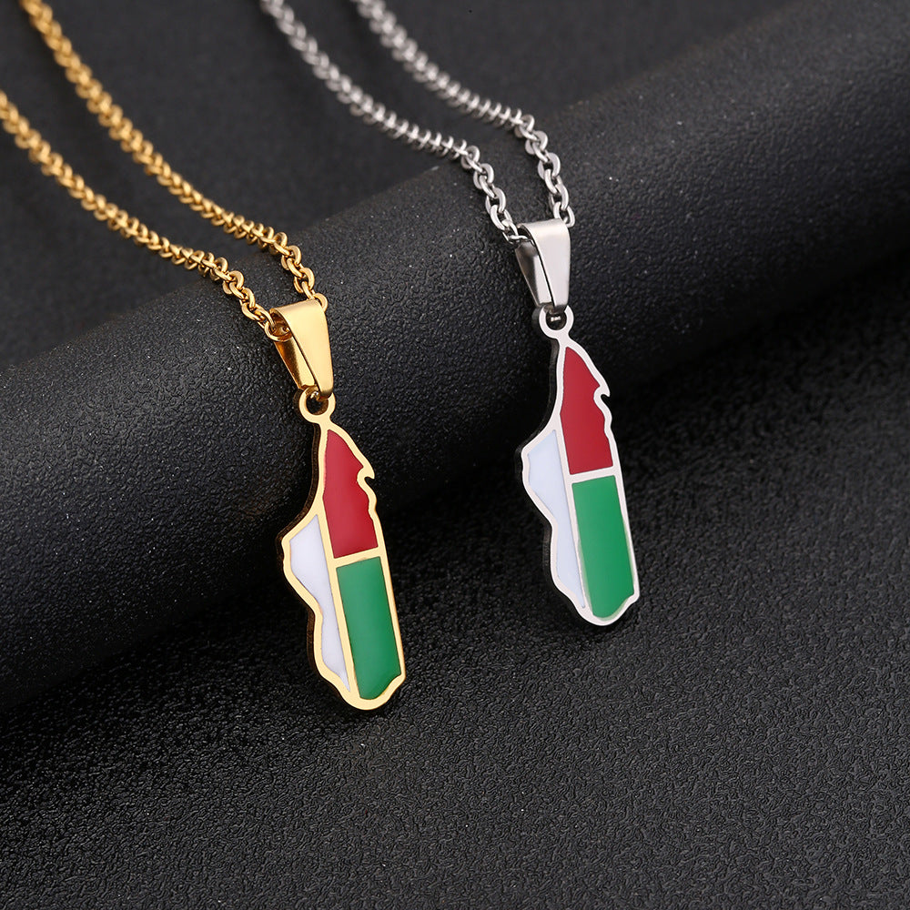 LEBANON COAT OF ARMS NECKLACE