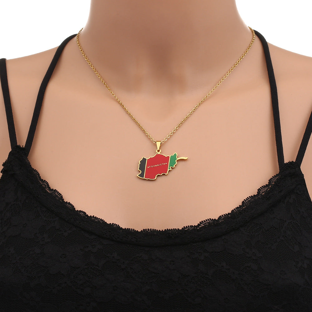 LEBANON COAT OF ARMS NECKLACE