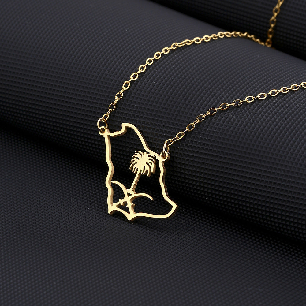 LEBANON COAT OF ARMS NECKLACE