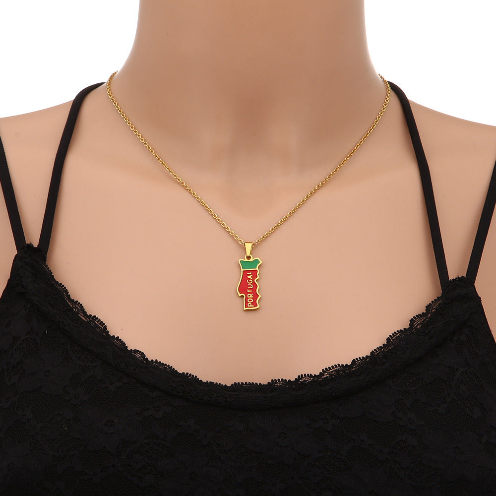 LEBANON COAT OF ARMS NECKLACE