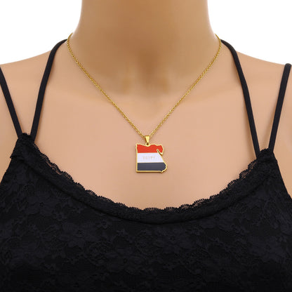 Egypt coat of arms necklace