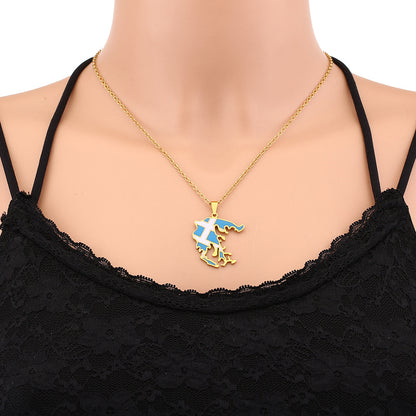 LEBANON COAT OF ARMS NECKLACE