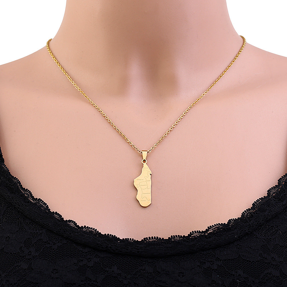 LEBANON COAT OF ARMS NECKLACE