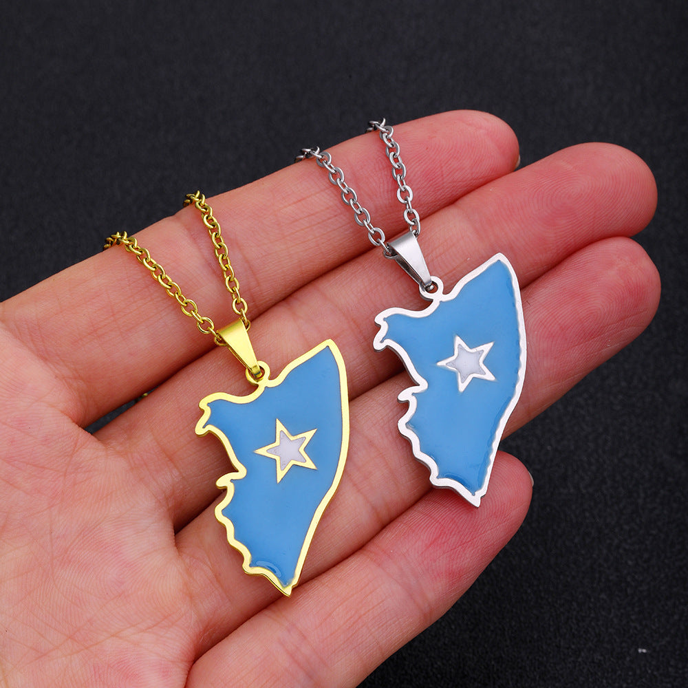 LEBANON COAT OF ARMS NECKLACE