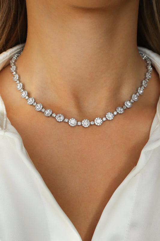 COLLIER EN ARGENT MASSIF OREA