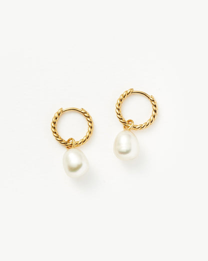 GOLD PEARL EARRINGS