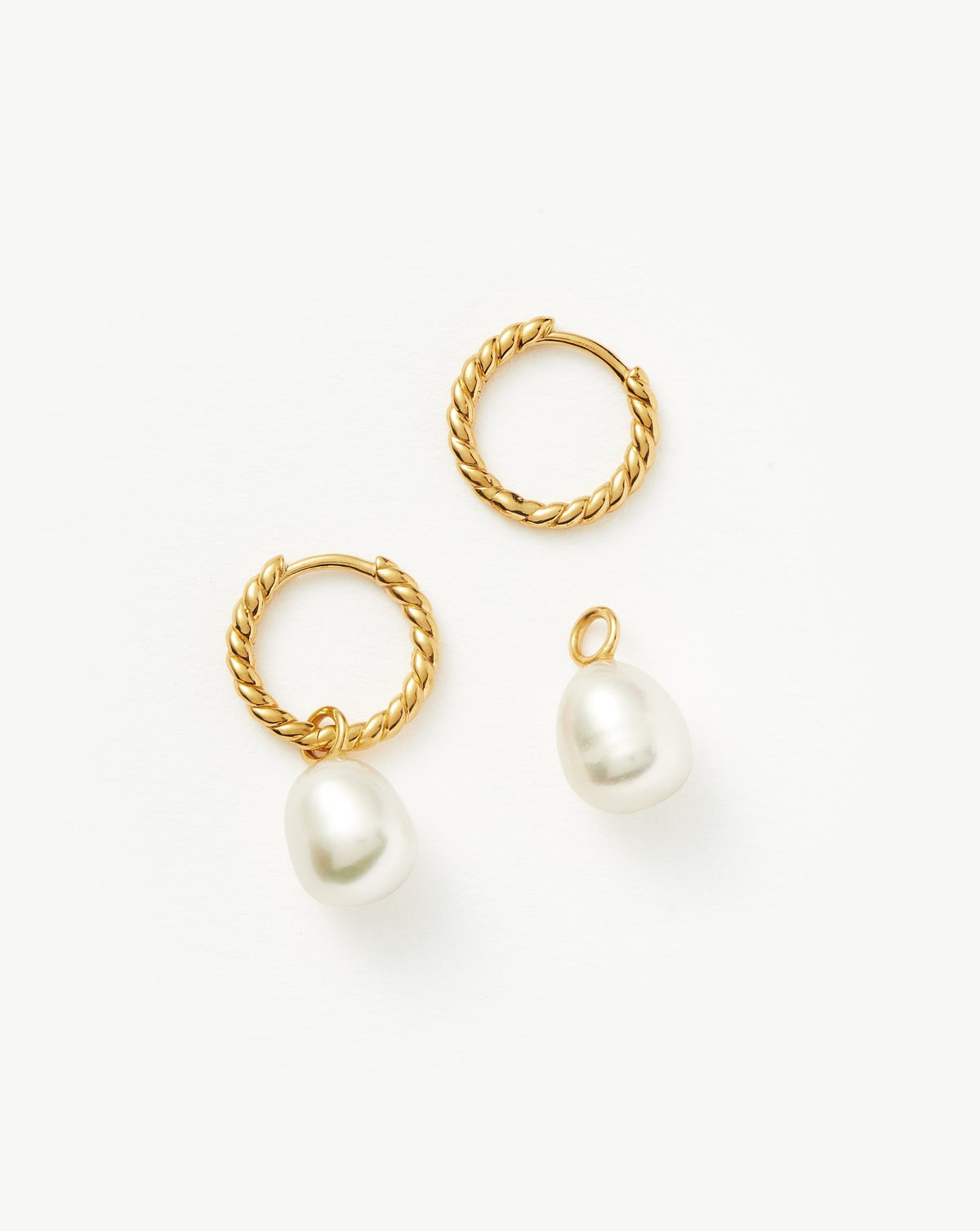 GOLD PEARL EARRINGS