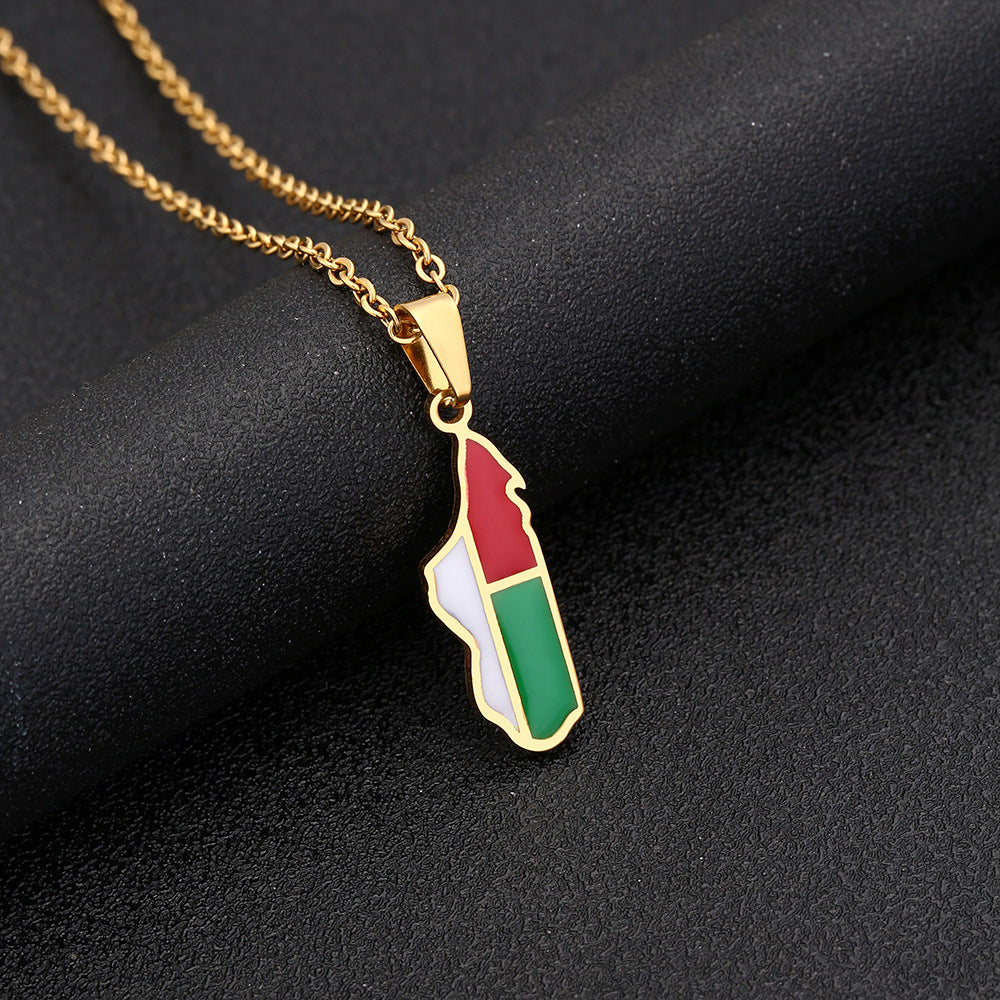 LEBANON COAT OF ARMS NECKLACE