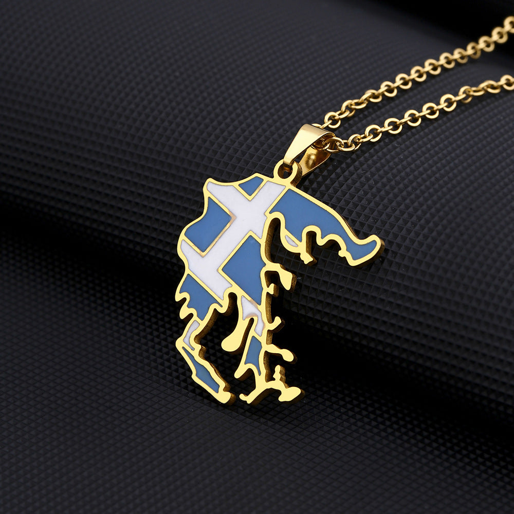 LEBANON COAT OF ARMS NECKLACE