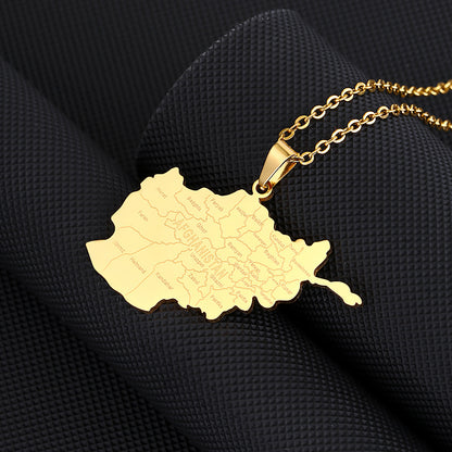 LEBANON COAT OF ARMS NECKLACE