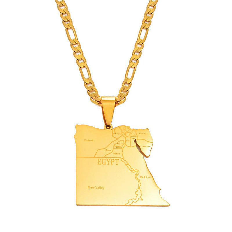 Egypt coat of arms necklace