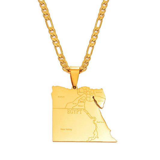 Egypt coat of arms necklace